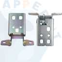 Upper & Lower Door Hinge for Front Door Right Passenger Side Compatible with 2002-2011 Dodge Ram 1500 2500 3500 4500 5500 Dakota Truck Door Parts Replaces 55275630AB 55275634AA
