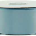 Lassos Boutique 1.5" x 50 Yard Single Faced Inch Satin Ribbon Art Sewing Party Favor Gift Christmas Birthday Ribbon (Blue), Pack 3