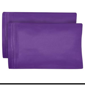 Dreamcare King Pillow Cases Set of 2 - Double Brushed 1500 Luxury Series Microfiber - Envelope Closure, Wrinkle- Free, Cooling Pillow Cases - King Size Pillow Cases Set of 2 (20 x 40, Purple)