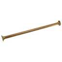 72 in. Straight Shower Rod with Flanges in Polished Brass 4100-72-PB