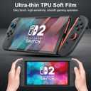 Compatible with Nintendo Switch 2 Screen Protector Film, Flexible Soft Full Coverage Clear Thin TPU Film,Anti-Bubble,High Definition,Anti Scratch for Switch 2 7.9" in 2025