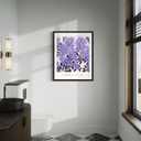 Purple Lilac Flower Market Art Print Poster, Floral Aesthetic Botanical Pastel Painting for Bedroom, Bathroom Living Room Decor 75 (Purple Lilac, 8 x 10 inches, Unframed)