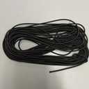 Elastic Bungee Cord, 1/8" x 50' Heavy Duty Bungie Cord,Kayak Stretch String Rope,Black Shock Cords,for DIY Projects,Kayak Strap Tarp Tie Down Canopy Boating Camping Tent Crafting Patio