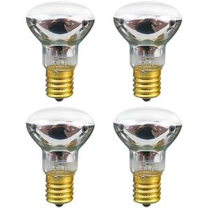 Lava Lamp Bulb 4 Pack 30W E17 R39 Reflector Type Bulb for Lava Lamp,Original Replacement Bulbs for Lava Lamps and Glitter Lamps,2700K Warm White,Dimmable,Long Lifespan