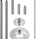 Yaheetech Professional Dance Pole Spinning Static Dancing Pole Portable Removable 45mm Dance Pole Kit for Exercise Club Party Pub Home w/Tools, Silver