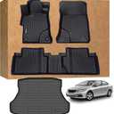 Floor Mats for 2012-2015 Honda Civic & Civic Si Only Sedan (Not for Coupe)