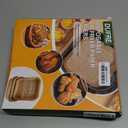 150Pcs Air Fryer Paper Liners 10 INCH [ Fit 7-12 QT] Parchment Paper,Disposable Square Paper for Air Fryer Non-stick Oil-proof for Baking,Roasting,Microwave