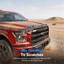 Xipoo Hood Protector Compatible with 2015-2020 Ford F150 Hood Deflector TPE Shield Replacement for 2015 2016 2017 2018 2019 2020 Ford F-150 Accessories