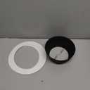 HALO 6100BB 6" White Recessed Lighting Trim Rings (Narrow and Oversized, Set of 2)