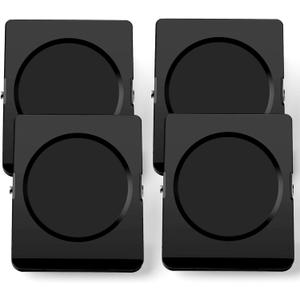 Grtard Strong Magnetic Clips, 2.2 Inch Extra Large Magnetic Clips Heavy Duty, 4Pack Magnet Clip for Fridge, Clip Magnets for Refrigerator, Whiteboard, Classroom, Kitchen, Office Organizer (Black)