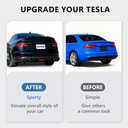 ABS Rear Spoiler Wings Compatible with Au-di A4 S4 B9 2017 2018 2019 2020 2021 2022 2023 2024 2025, [Glossy Black Style] Rear Trunk Spoiler Lip Tail Wing Rear Trunk Lid
