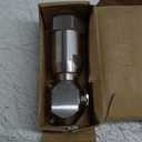 3/4" Washing Nozzle - 360 Rotating Spray Nozzle, 304 Stainless Steel Spray Nozzle, High Pressure Continuous Rotary Cleaning Nozzle for Commercial and Industrial Barrel, Tank Cleaning (0.75 Inch)