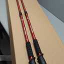 2 Walking Sticks Red With black