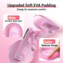 Thigh Trainer with Resistance Adjustment, Pelvic Floor Exercise Devices with LED Display, Inner Thigh Exerciser with Soft EVA Padding, Kegel Exerciser for Women