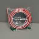 120Inch Flexible Quarter Round Molding Trim, White Self Adhesive Wall Trim Mini Peel and Stick Rubber Trim Molding for Floor, Bathroom, Kitchen, Countertop, 120" L x 0.5" W x 0.5" H