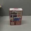 10 Space Saver Vacuum Sealed Storage Bags (2 Jumbo/2 Large/3 Medium/3 Small) with Hand Pump, Seal Bags for Clothing, Comforters, Pillows, Towel, Blanket Storage, Bedding