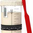 INOBYO Sourdough Starter Jar, 24 OZ Wide Mouth Sour Dough Starter Jars Glass, Sourdough Starter Kit, Sourdough Bread Baking Supplies for Beginners and Pro, 1 Pack