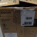 Cosori 9-in-1 TurboBlaze Air Fryer 6 Qt, PFAS-Free Ceramic Coating, 90450F, Precise Heating for Even Results, Air Fry, Roast, Bake, Broil, Dry, Frozen, Proof, Reheat, Keep Warm, 120V, Dark Gray