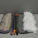 Mops for Floor Cleaning with 3 Different Washable Pads and Extendable 55 Long Handle, Multifunction Dust Mop for Hardwood,Marble,Tile Floor Mopping,Orange