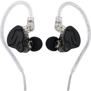 Linsoul KZ ZSN PRO X Dual Driver 1BA+1DD Hybrid Metal Earphones HiFi in-Ear Monitor with Detachable Recessed 2Pin Cable,Zinc Alloy Panel (Without Mic, Grey)