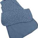 GUNAMUNA gnamna Unisex Baby, Toddler Wearable Blanket, Sleeping Bag Bamboo Rayon, Sleep Sack with Diaper Zipper, 1.0 TOG (3-9 Months, Imagine)