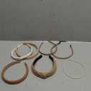 VELSCRUN 7 Pcs Different Headbands for Women Fashion Brown Knotted Solid Head Bands Pearl Headband Non Slip Hair Band for Womens Thin Thick Short Hair Face Wash Hair Accessories Gifts for Women Gilrs