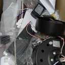 72 inch Large Ceiling Fans with Lights and Remote, Outdoor Black Ceiling Fan with 10 Blades, 32W LED light 3 CCT, 6 Speed Reversible Quiet DC Motor, Modern Ceiling Fan for Living Room Patio, Black 