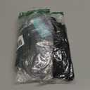 Aqua Eve Women's Sport Bra Bikini Tops Racerback Swimsuit High Neck Bathing Suit Crop Swim Tops Only No Bottom (Black) XS