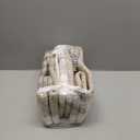 Storage Baskets for Organizing 3 Pack, Woven Baskets for Storage 15"x11"x5.1", Shelf Basket Closet Basket Empty Gift Baskets Woven Storage Bins, White & Mixed Brown