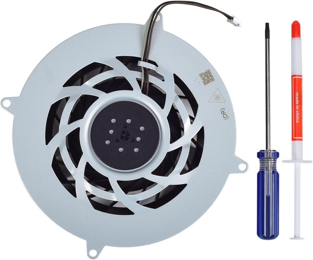 Replacement PS5 Slim Internal Cooling Fan, Internal Cooler Fan Replacement for Sony PlayStation 5 PS5 Slim Series 11541GS-12M-WB-01 with 19 Blades, for PS5 Slim ONLY