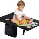 Toddler Airplane Bed, Portable Airplane Seat Extender Travel Bed for Kids, Soft Baby Plane Travel Essentials for Flying, Toddlers Long Flight Must Haves Footrest