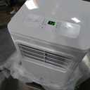 GE 5,000 BTU Portable Air Conditioner for Small Rooms up to 150 sq ft. (5,100 BTU SACC), 3-in-1 with Dehumidify, Fan and Auto Evaporation, Included Window Installation Kit, White
