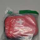 Mini First Aid Kit, 100 Pieces Water-Resistant Hard Shell Small Case - Perfect for Travel, Outdoor, Home, Office, Camping, Hiking, Car (Red)