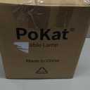 PoKat 23" Table Lamp, Farmhouse Bedside Lamps for Bedroom Set of 2, Ceramic End Table Lamps for Living Room, Traditional Nightstand Desk Lamps, Frosted White Lamps, Medium