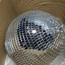 Disco Ball 12-Inch Large Hanging Mirror Ball Disco Ball Decor for Disco Party Decorations, Weddings, Events, Disco Christmas Decor, and Home Celebrations