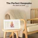KeaBabies Baby Hand and Footprint Kit - Clay Handprint Keepsake Frame, Newborn Nursery Picture Frame, Personalized New Mom Gifts for Shower & Registry, First Mother's Day (Alpine White)