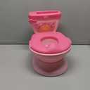 Bright Starts Disney Junior Princess My Size Potty Training Toilet, Toddler Potty Chair with Flushing & Cheering Sounds, Removable Seat with Splash Guard & Handles, Ages 18+ Months, Up to 50 lbs