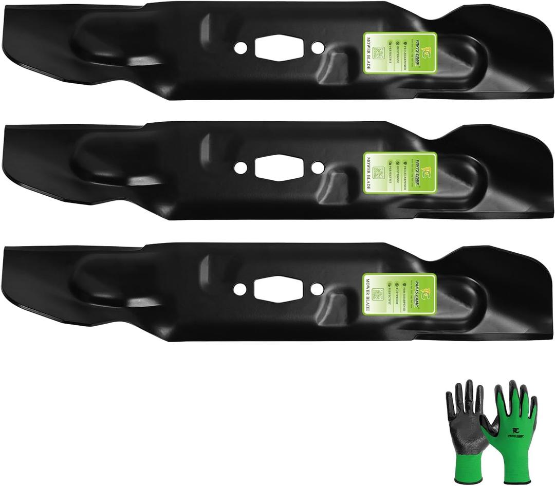 Parts Camp 3 Pack 742P05086 742-05086 Mower Blades for Cub Cadet 54" Deck