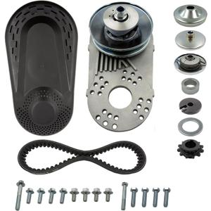 30 Series Torque Converter 3/4" Bore Fit for Predator 212cc Engine CVT Clutch 10T #40/41/420 & 12T #35 Chain Replacement Go Kart Mini Bike Manco Comet TAV2 30-75 Drive Belt Pulley Parts Kit.