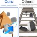 DamonLight Case for AirPods with Cleaner Kit Shockproof Protective Soft Silicone Case Cover with Keychain for Apple Airpods 4th Generation 2024 Released (Gray)