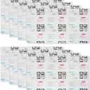 RAINBOW Dry Ice Packs for Shipping Long Lasting (8 Sheets, 12 Packs/Sheet), Reusable Lightweight Food Ice Pack Sheets for Lunch Boxes or Coolers, Shipping Frozen Food, 7" X 13"  Cut to Any Size