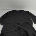 No Brand Women Modal Fall 2 piece outfits Oversized Sweatshirt Wide Leg Pants 2XL, Black