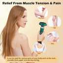 Handheld Cellulite Massager, 2025 New Cellulite Remover for Legs, Cordless Rechargeable Vibrating Massager Body Shaping Machine for Arms, Legs, Back Used at Home (Green)