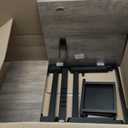 SONGMICS Bed Laptop Desk, Folding Bed Tray for Laptop up to 15.6 Inches, Adjustable Angle and Height, Portable for Working Reading Writing Breakfast, Bamboo Legs, Drawer, Heather Greige ULLD105W01