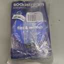 sodastream 1L Twin Pack Dishwasher Safe Slim Bottle (Black)