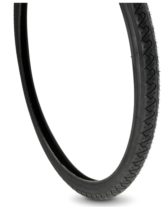 Bike Men's Rubber MTB Slick Bicycle Tires-Black, 26 x 1.75 C