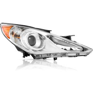 TODO Headlight Assembly for Sonata (Excludes Hybrid) 2011-2014, HeadLamps for HYUNDAI Sonata 2011 2012 2013 2014, Passenger Side