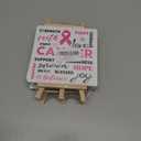 3 x Breast Cancer Survivor Gifts for Women Men, Fight Cancer Fighter Support Survivor Encouragement Gifts, Cancer Awareness Gifts, Fight Cancer Survivor Support Decor, Cancer Support Awareness