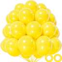 Yellow Balloon 110pcs, 12 Inch Thickened Latex Party Balloons Helium Bright Color for Birthday Baby Shower Wedding Party Supplies Arch Garland Decoration
