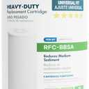 Culligan RFC-BBSA 25 Micron Whole House Water Filter for Sediment, 10" x 4.5" Compatible Replacement for FXHTC, W50PEHD, GXWH40L, GXWH35F, GNWH38S, WFHD13001 (Pack of 1) (White)